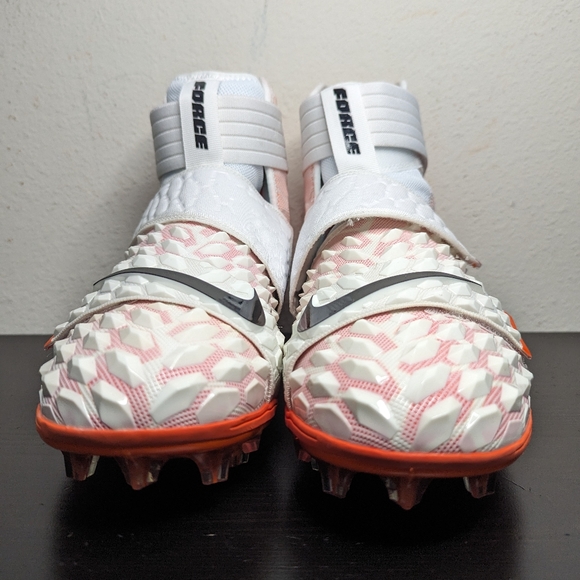 Nike Mens Size 14 Force Savage Elite TD Football Cleats BV3962-101 White Orange - Picture 6 of 7
